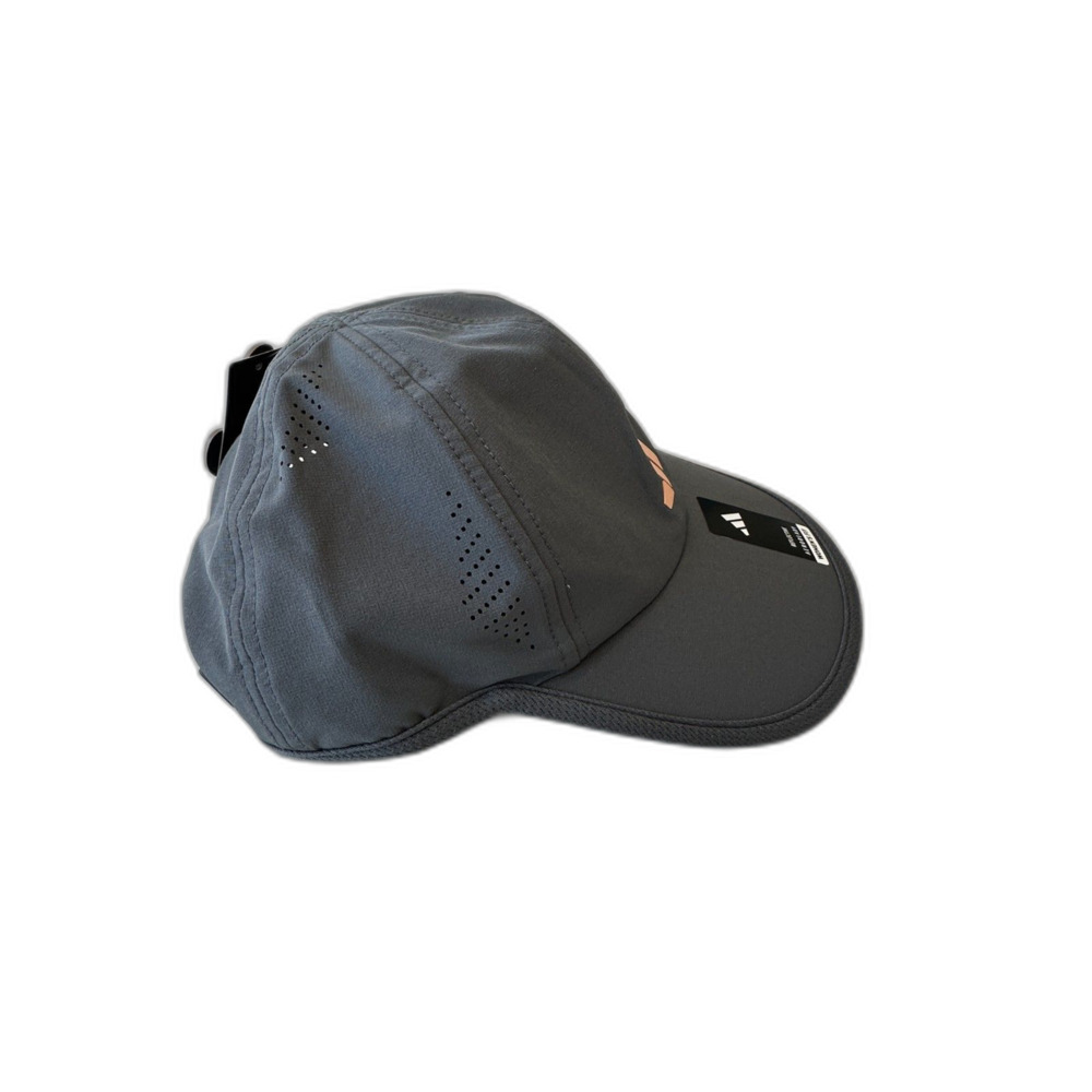 NWT Adidas Superlite 3 Hat Gray with Pink Logo One Size - Picture 6 of 6